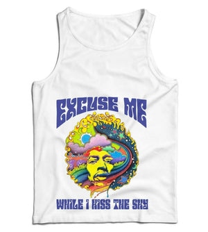 Excuse Me While I Kiss The Sky Ladies Vest Tank Top