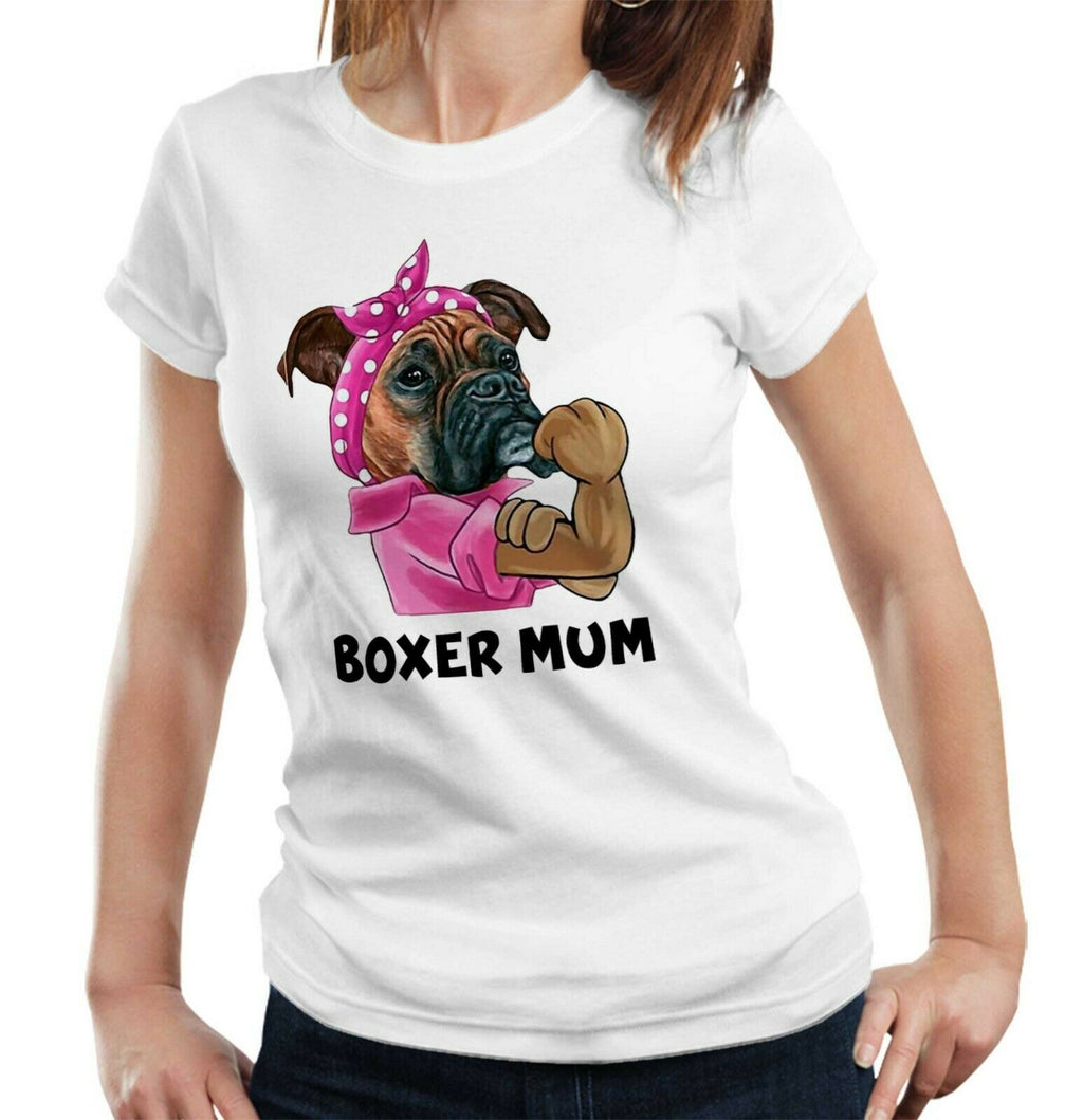 Boxer Mum Tshirt Fitted Ladies