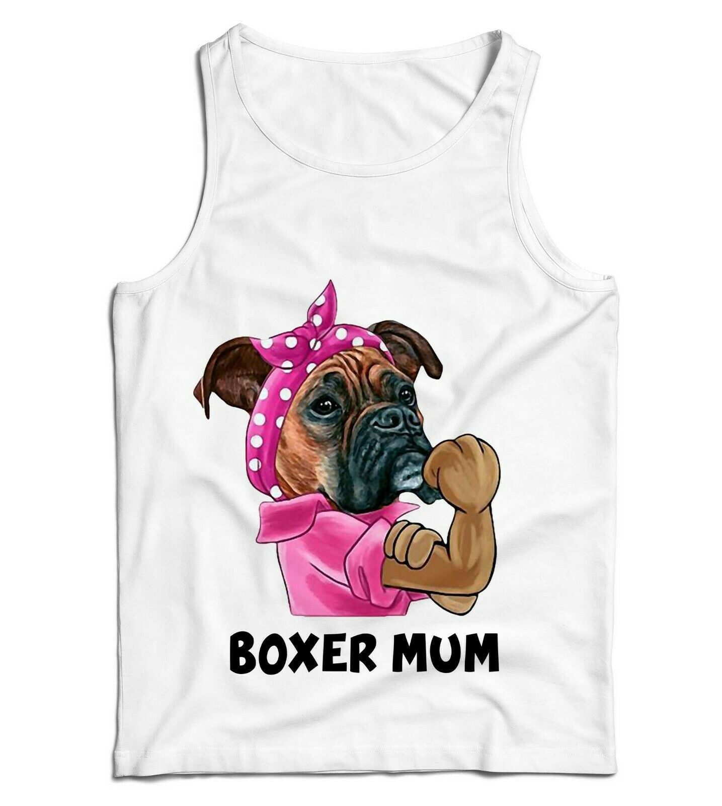 Boxer Mum Ladies Vest Tank Top