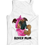 Boxer Mum Ladies Vest Tank Top