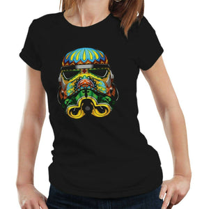 Stormtrooper Psychedelic Tshirt Fitted Ladies