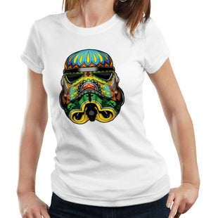 Stormtrooper Psychedelic Tshirt Fitted Ladies