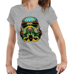 Stormtrooper Psychedelic Tshirt Fitted Ladies