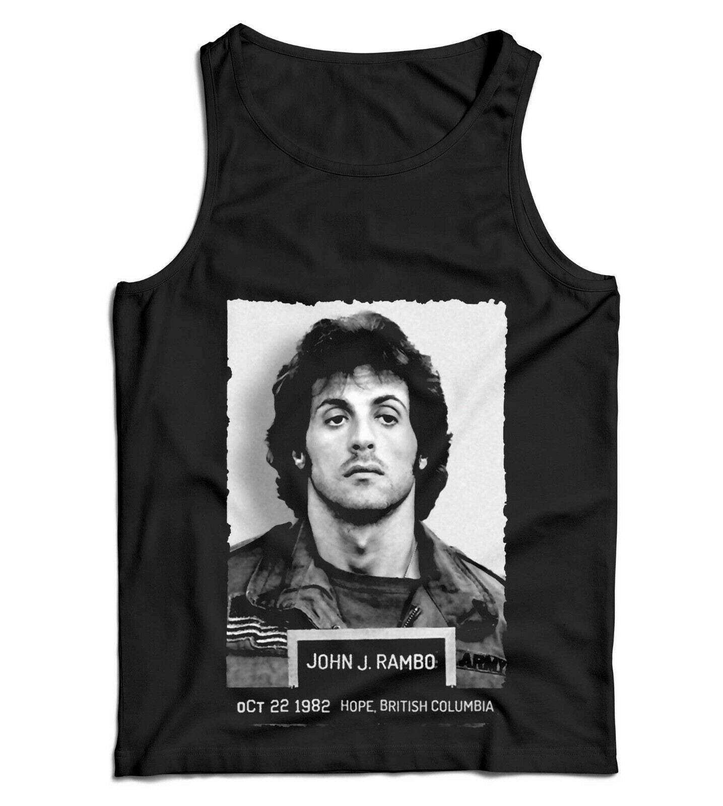 Rambo Mugshot Ladies Vest Tank Top