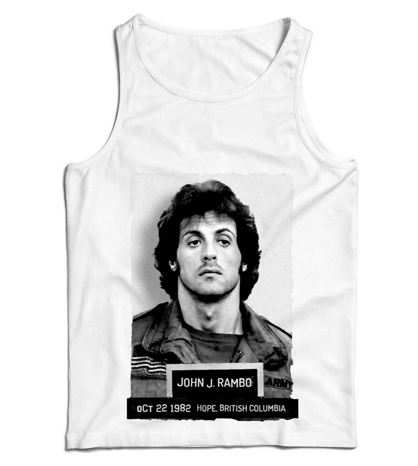 Rambo Mugshot Ladies Vest Tank Top