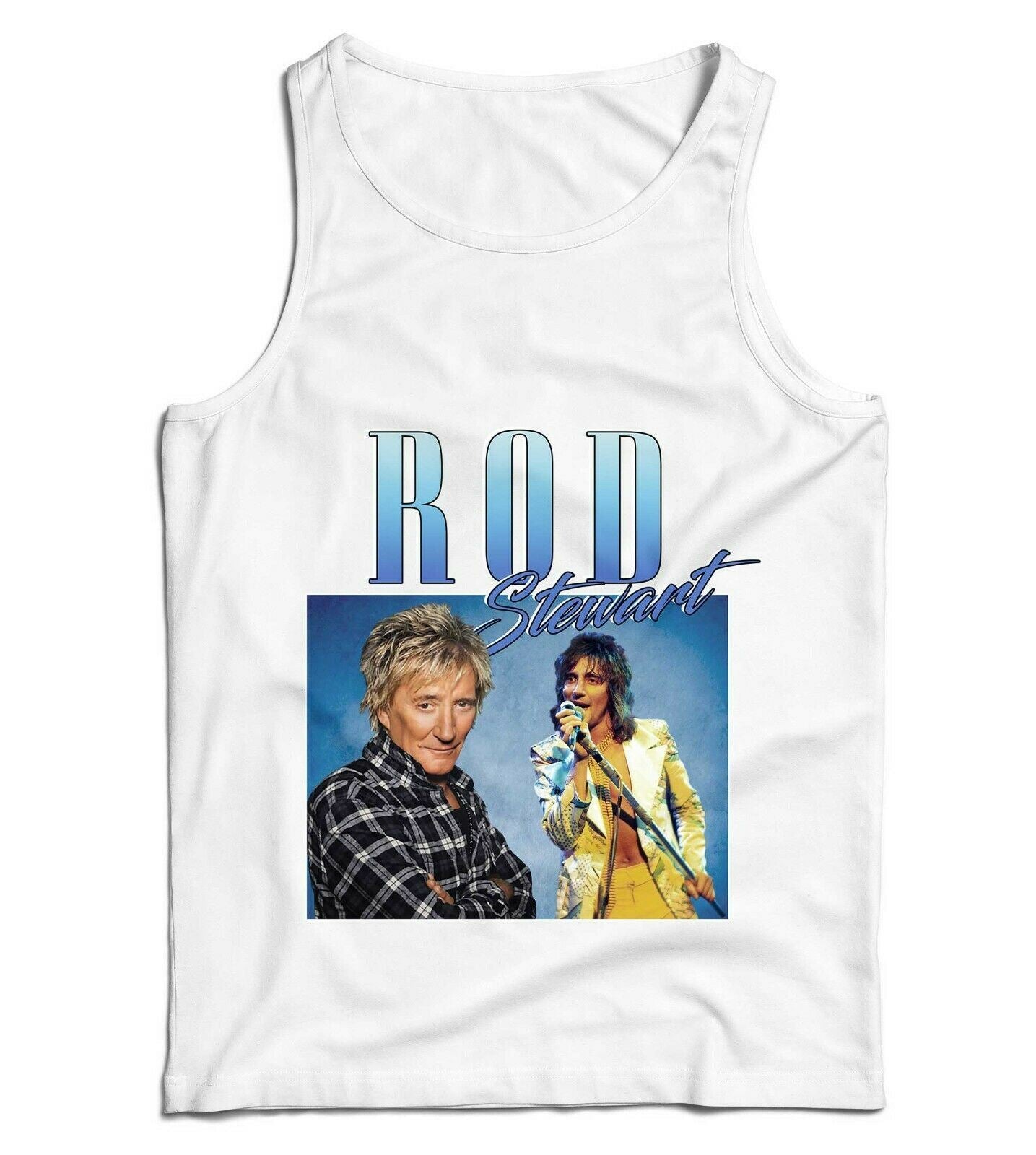 Rod Stewart Appreciation Ladies Vest Tank Top