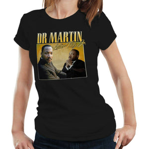 Dr Martin Luther King, Jr. Appreciation T Shirt Fitted Ladies