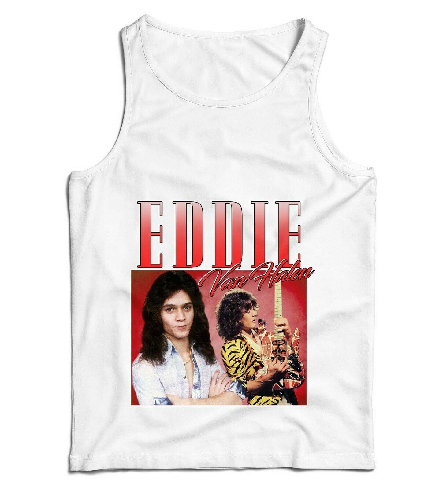 Eddie Van Halen Appreciation Ladies Vest Tank Top