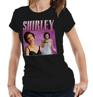 Shirley Bassey Appreciation Tshirt Fitted Ladies