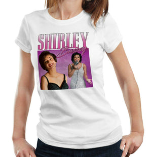 Shirley Bassey Appreciation Tshirt Fitted Ladies