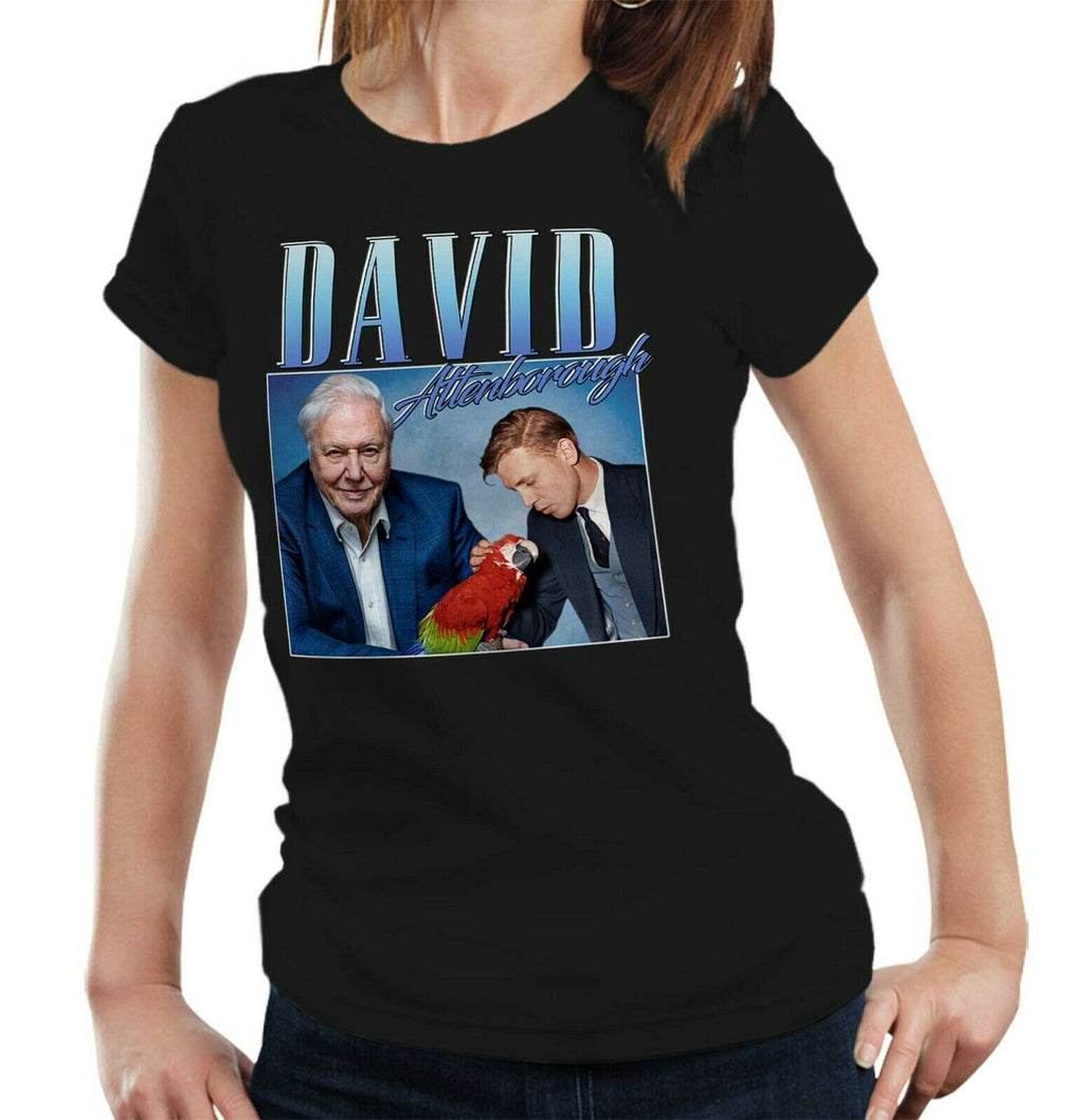 David Attenborough Appreciation Tshirt Fitted Ladies