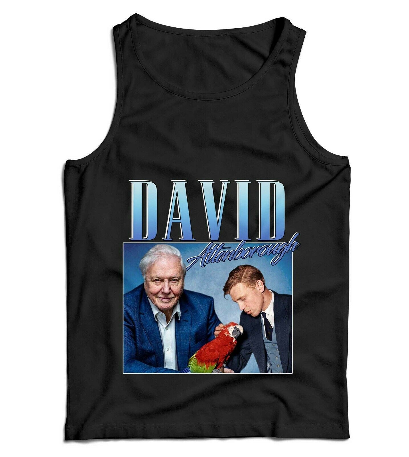 David Attenborough Appreciation Ladies Vest Tank Top