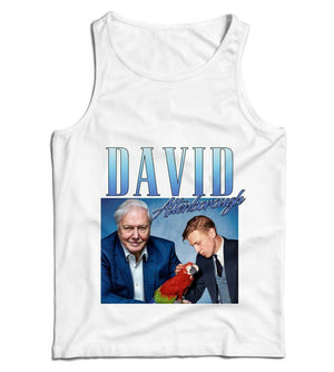 David Attenborough Appreciation Ladies Vest Tank Top