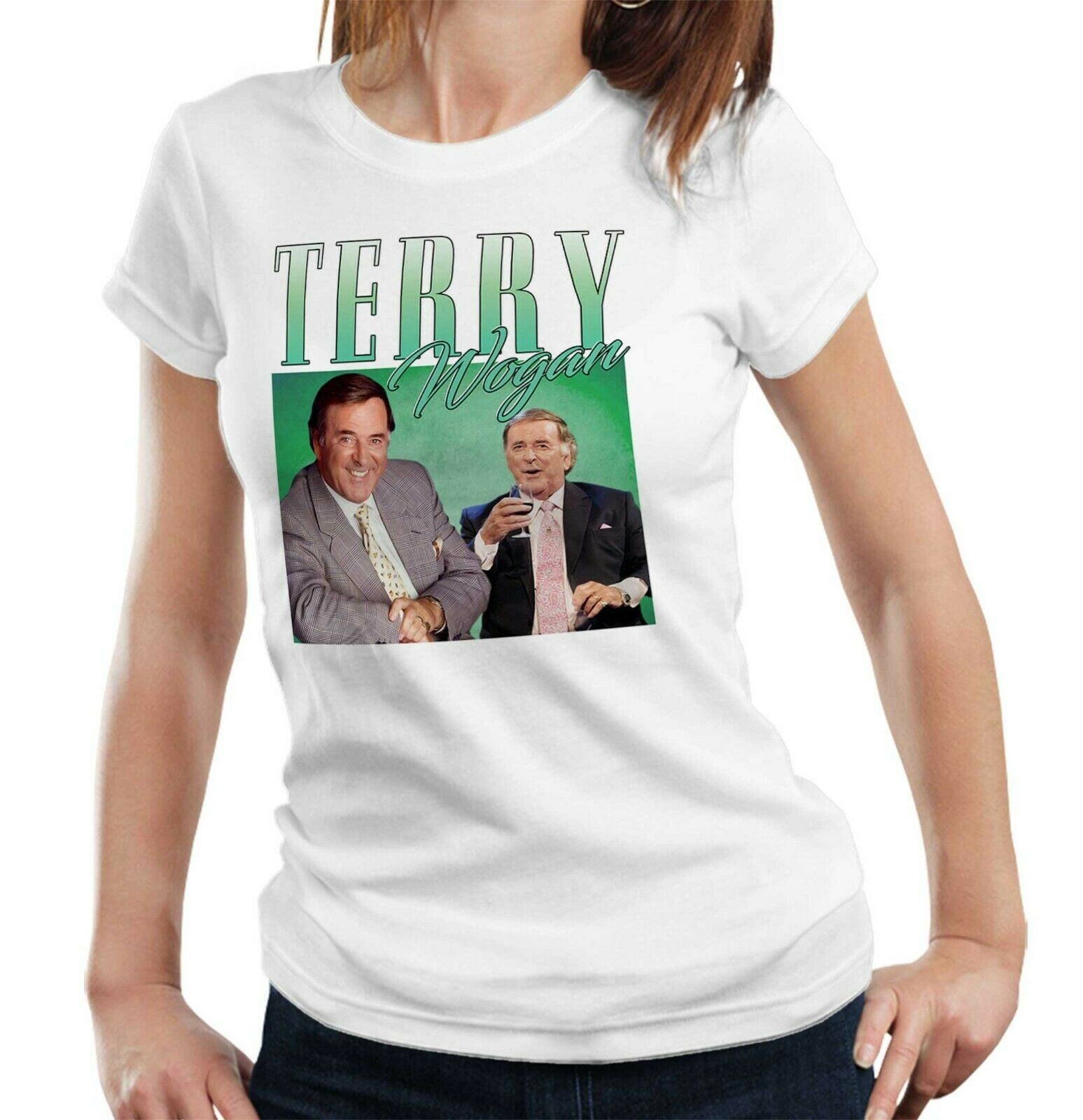 Terry Wogan Appreciation Tshirt Fitted Ladies