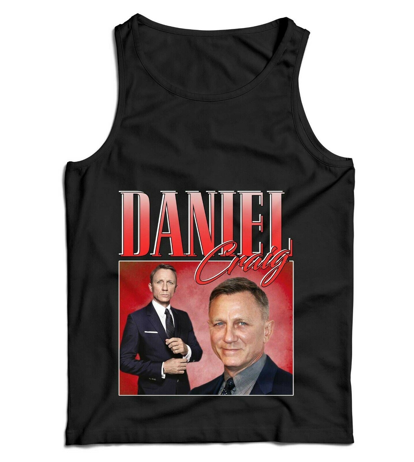 Daniel Craig Appreciation Ladies Vest Tank Top