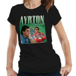 Ayrton Senna Appreciation Tshirt Fitted Ladies