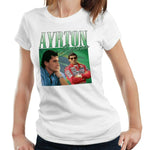 Ayrton Senna Appreciation Tshirt Fitted Ladies