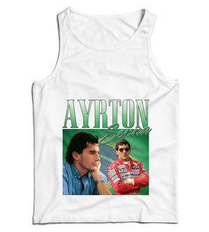 Ayrton Senna Appreciation Ladies Vest Tank Top