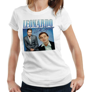 Leonardo DiCaprio Appreciation Tshirt Fitted Ladies