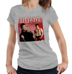 Sylvester Stallone Appreciation Tshirt Fitted Ladies