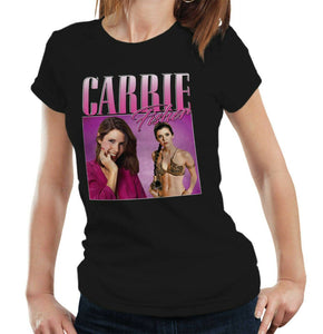 Carrie Fisher Appreciation Tshirt Fitted Ladies