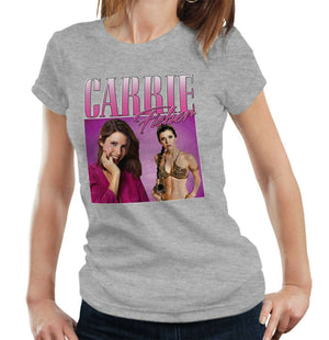 Carrie Fisher Appreciation Tshirt Fitted Ladies