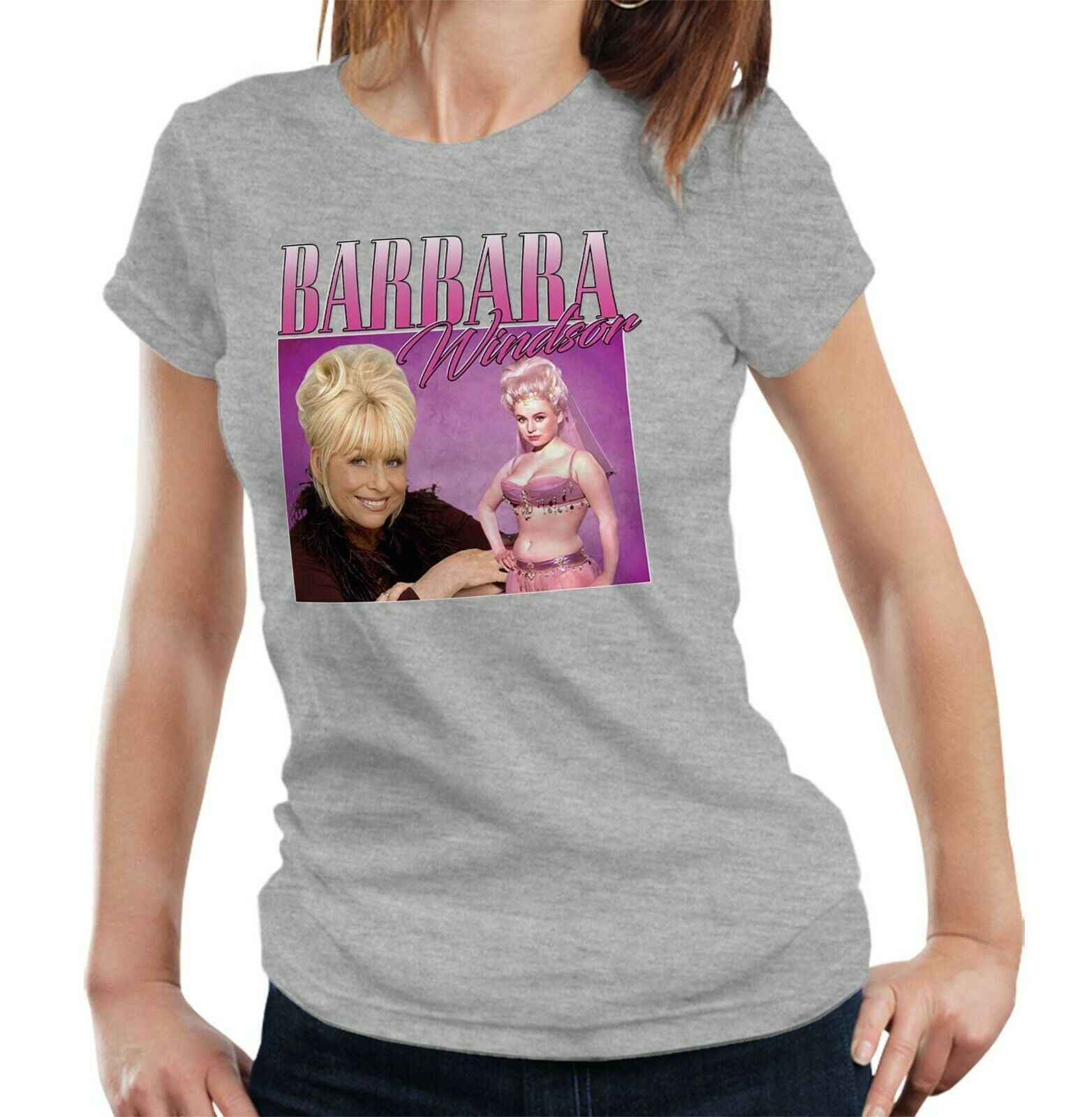 Barbara Windsor Appreciation Tshirt Fitted Ladies