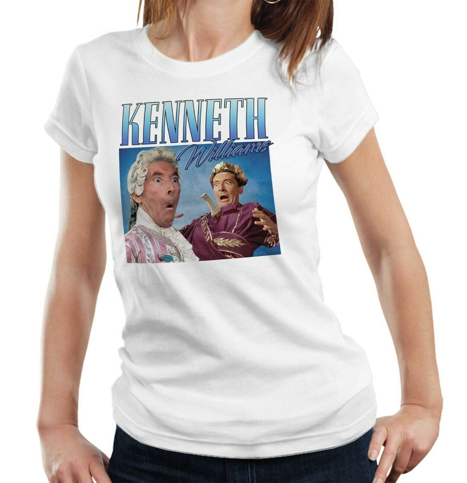 Kenneth Williams Appreciation Tshirt Fitted Ladies