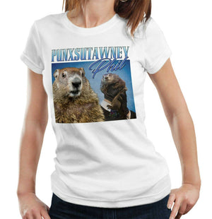 Punxsutawney Phil Appreciation Tshirt Fitted Ladies