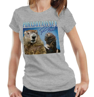 Punxsutawney Phil Appreciation Tshirt Fitted Ladies