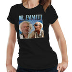 Dr. Emmett Brown Appreciation Tshirt Fitted Ladies