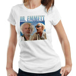 Dr. Emmett Brown Appreciation Tshirt Fitted Ladies