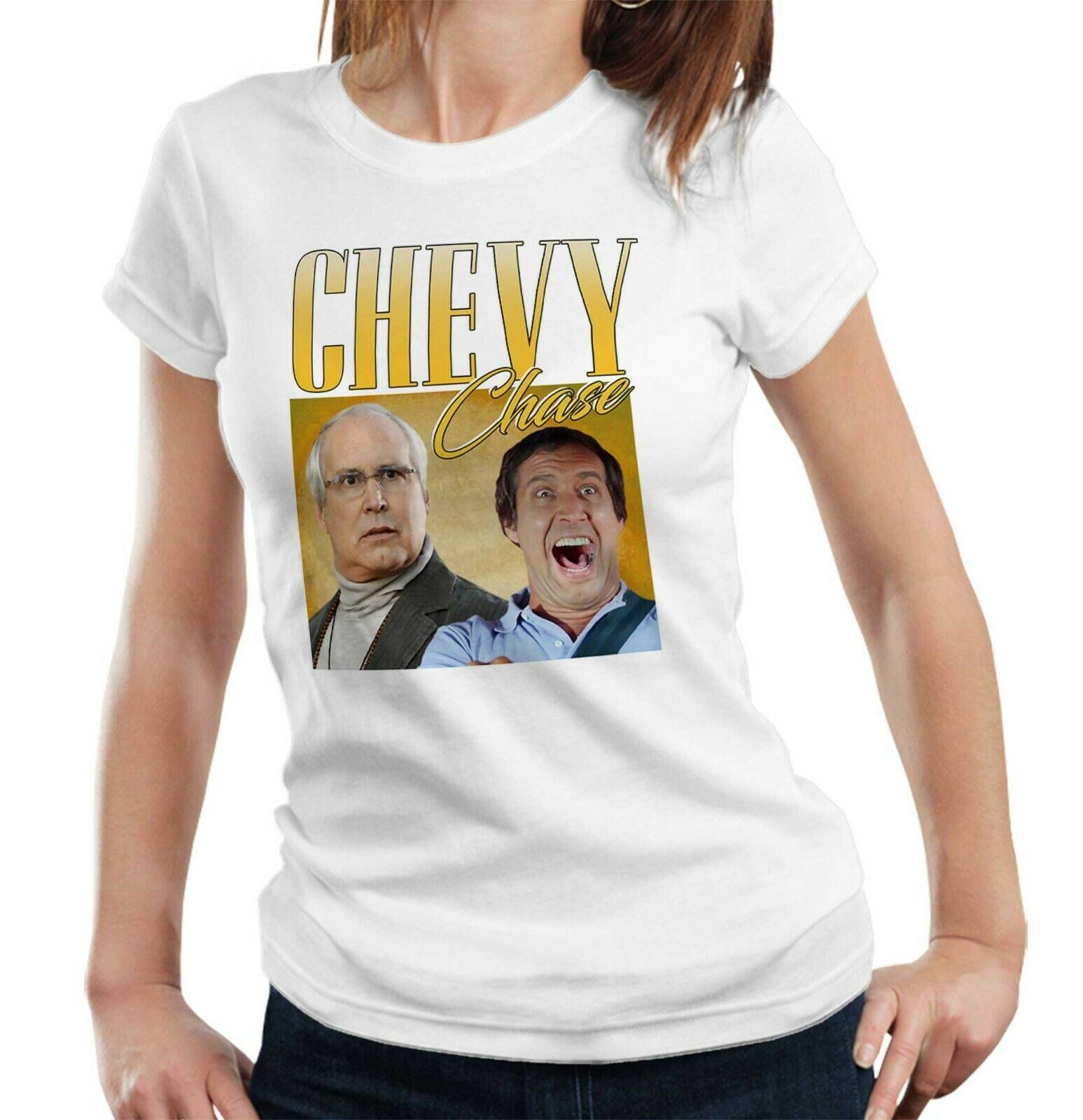 Chevy Chase Appreciation Tshirt Fitted Ladies