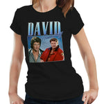 David Hasselhoff Appreciation Tshirt Fitted Ladies