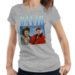 David Hasselhoff Appreciation Tshirt Fitted Ladies