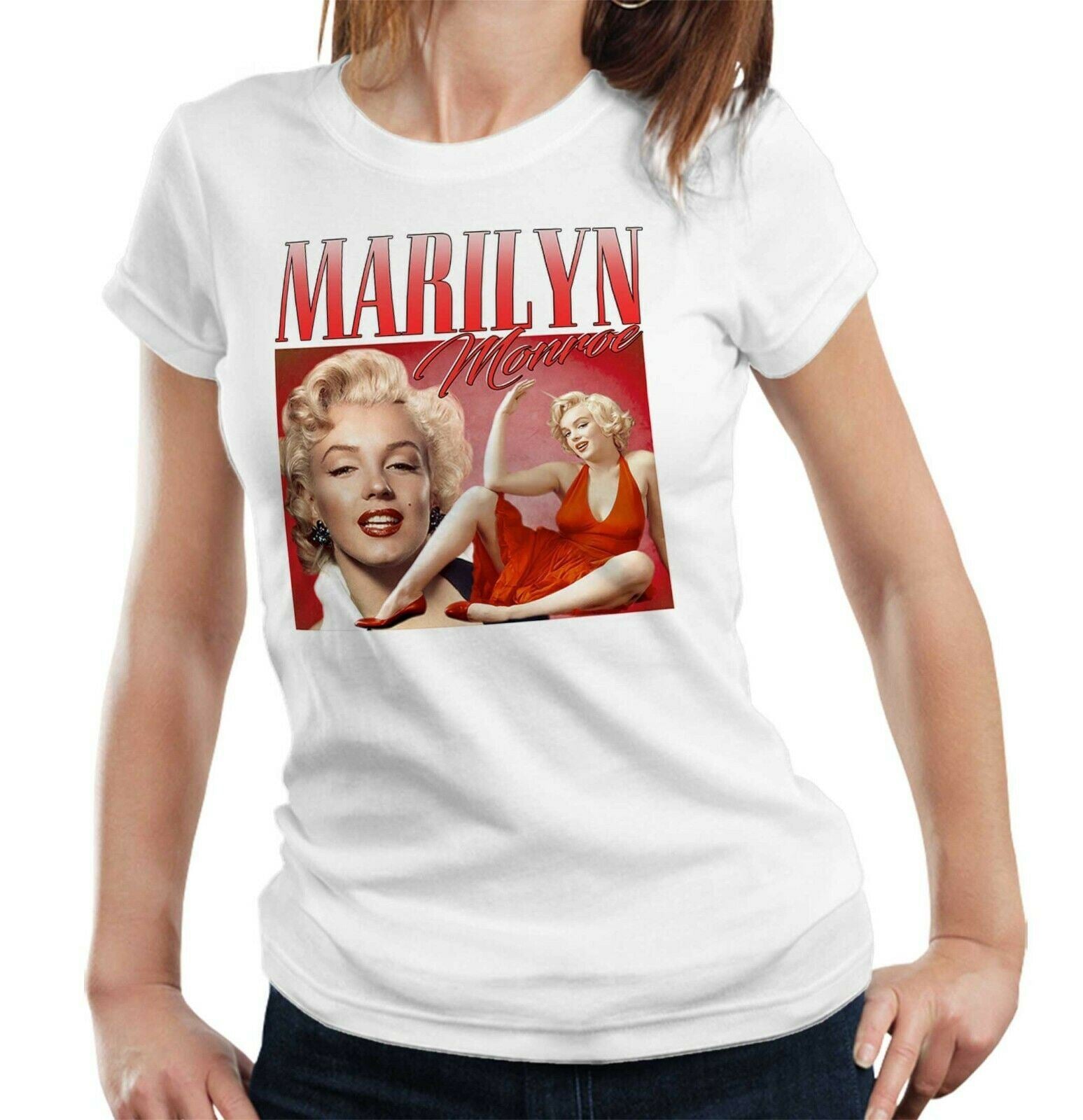 Marilyn Monroe Appreciation Tshirt Fitted Ladies