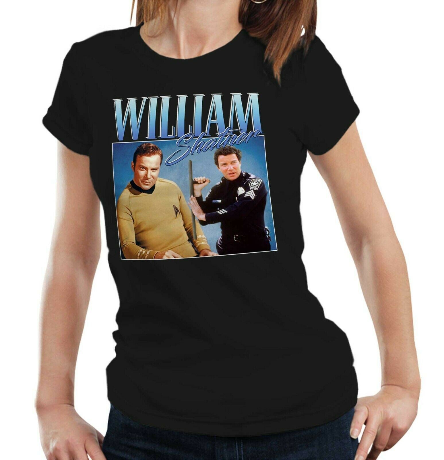 William Shatner Appreciation Tshirt Fitted Ladies