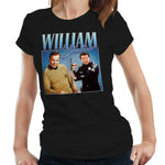 William Shatner Appreciation Tshirt Fitted Ladies