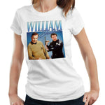 William Shatner Appreciation Tshirt Fitted Ladies