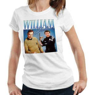 William Shatner Appreciation Tshirt Fitted Ladies