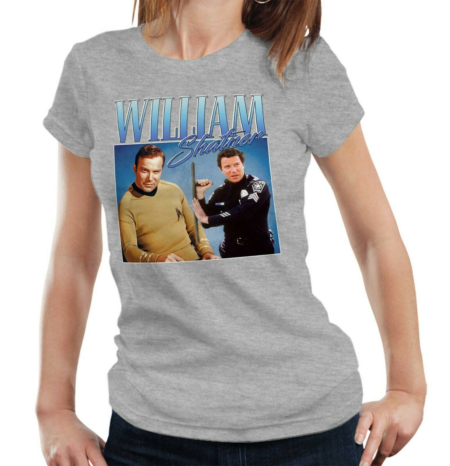 William Shatner Appreciation Tshirt Fitted Ladies