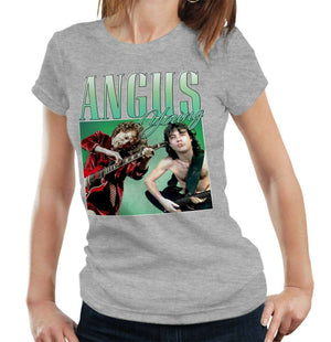 Angus Young Appreciation Tshirt Fitted Ladies