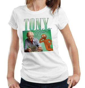 Tony Hart Appreciation Tshirt Fitted Ladies