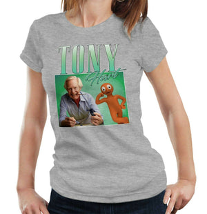 Tony Hart Appreciation Tshirt Fitted Ladies