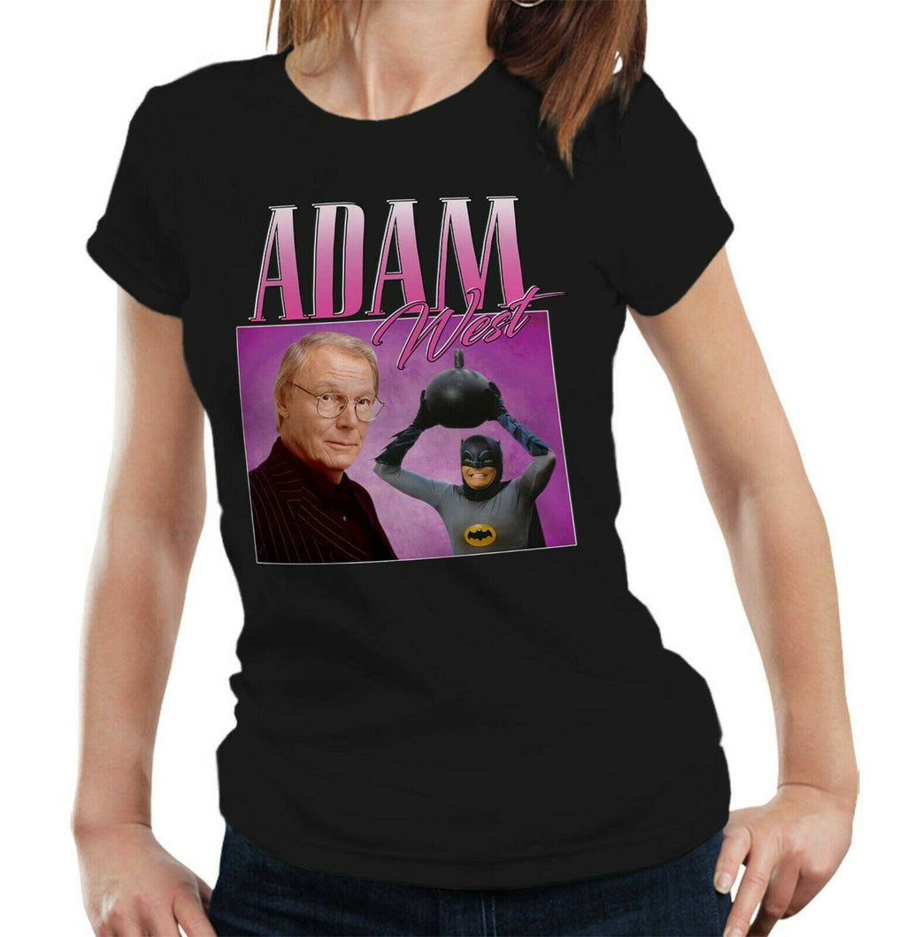 Adam West Appreciation Tshirt Fitted Ladies