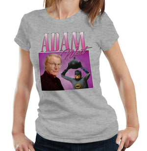 Adam West Appreciation Tshirt Fitted Ladies