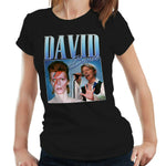 David Bowie Appreciation Tshirt Fitted Ladies