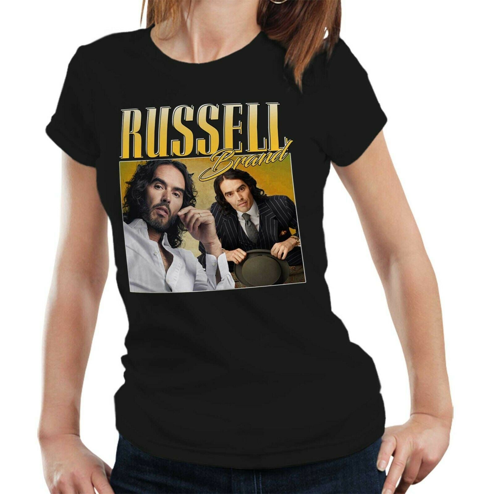 Russell Brand Appreciation Tshirt Fitted Ladies