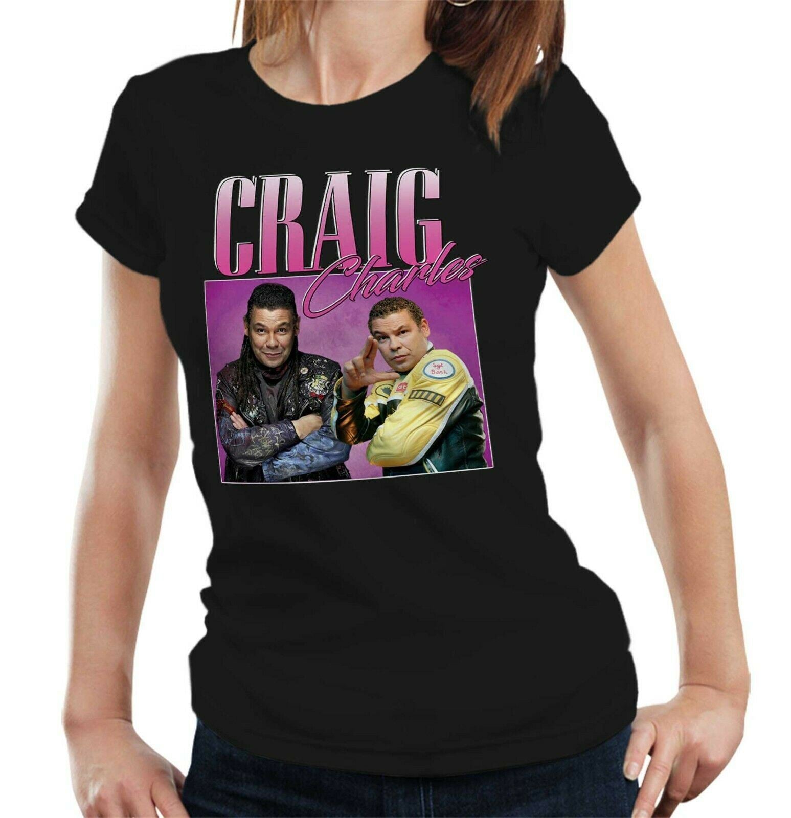 Craig Charles Appreciation Tshirt Fitted Ladies