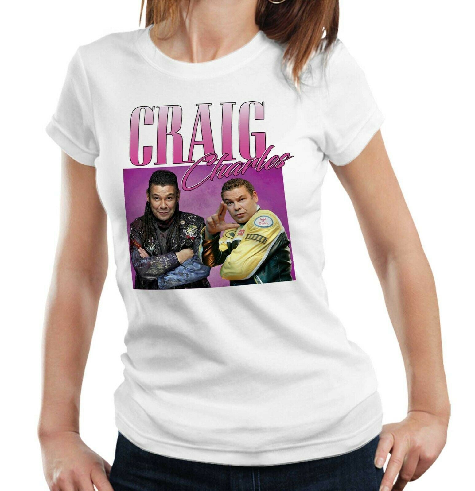 Craig Charles Appreciation Tshirt Fitted Ladies